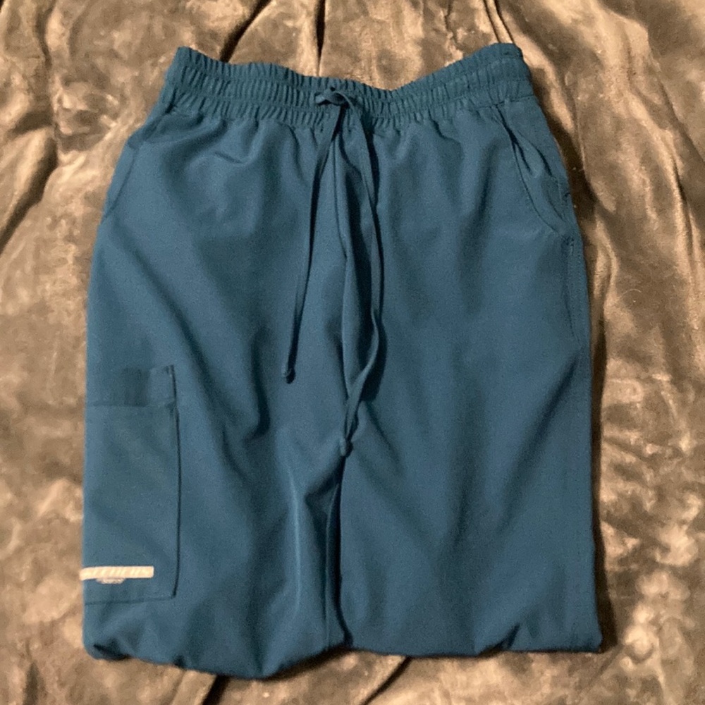 Skecher scrub joggers Caribbean Blue  with Elastic Waistband